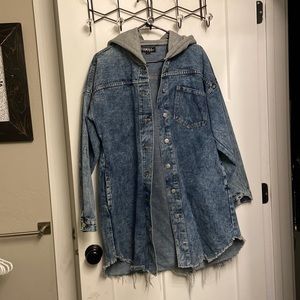 Jean jacket dress